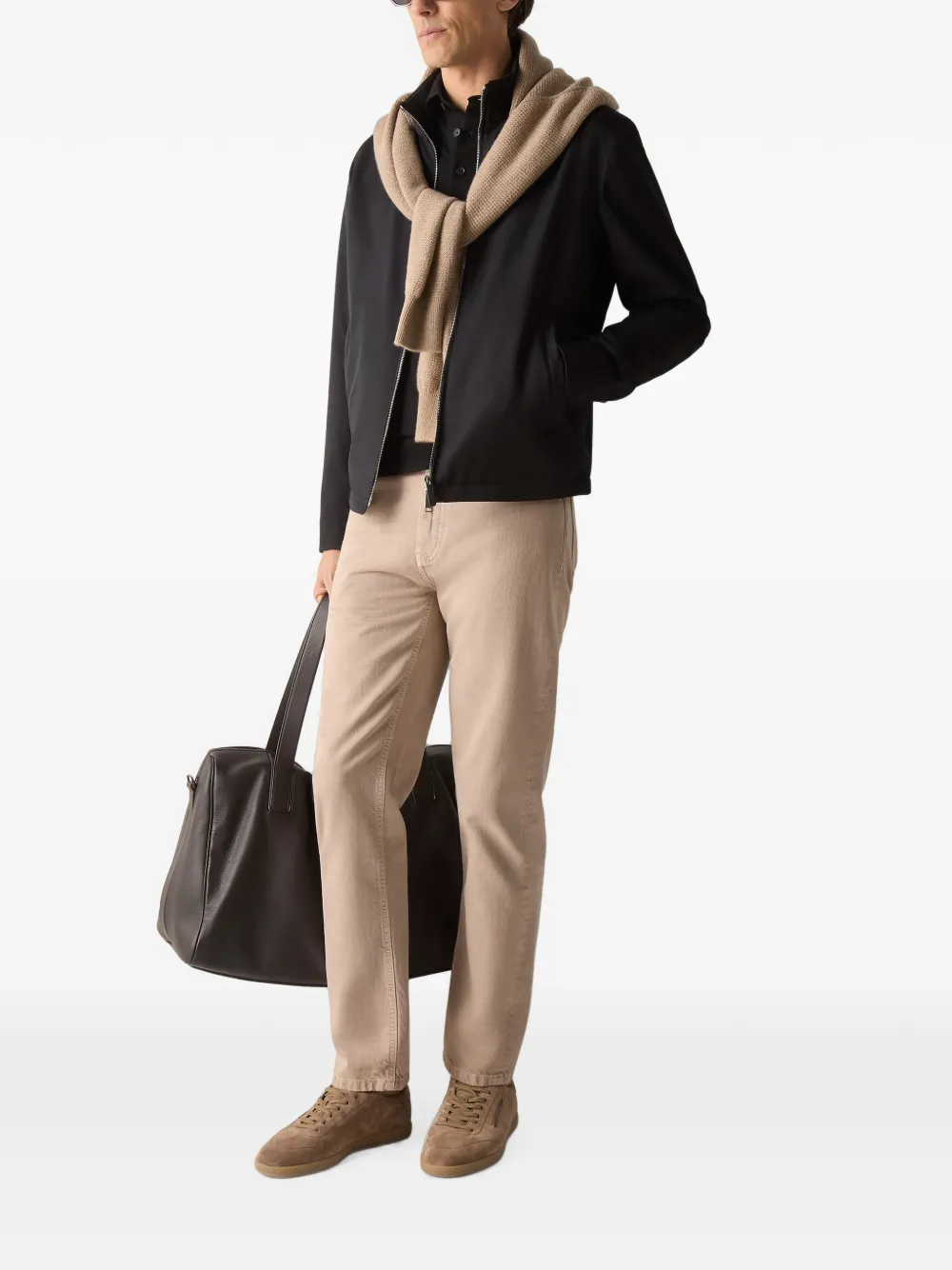 Zegna Motorin 100cc microvezel jack Zwart