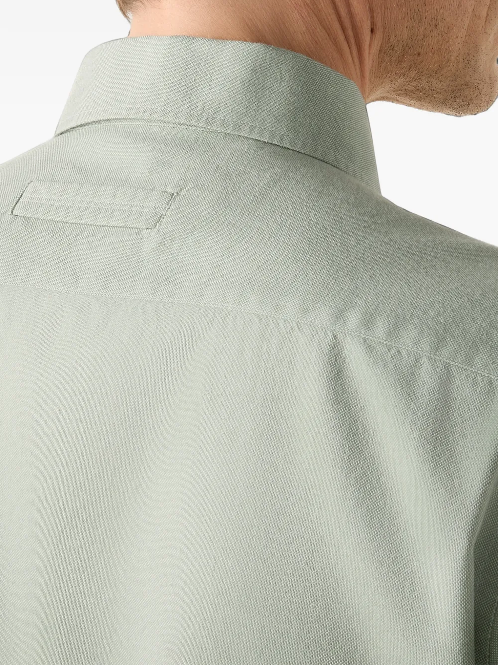 Zegna light-green Cashco shirt Groen