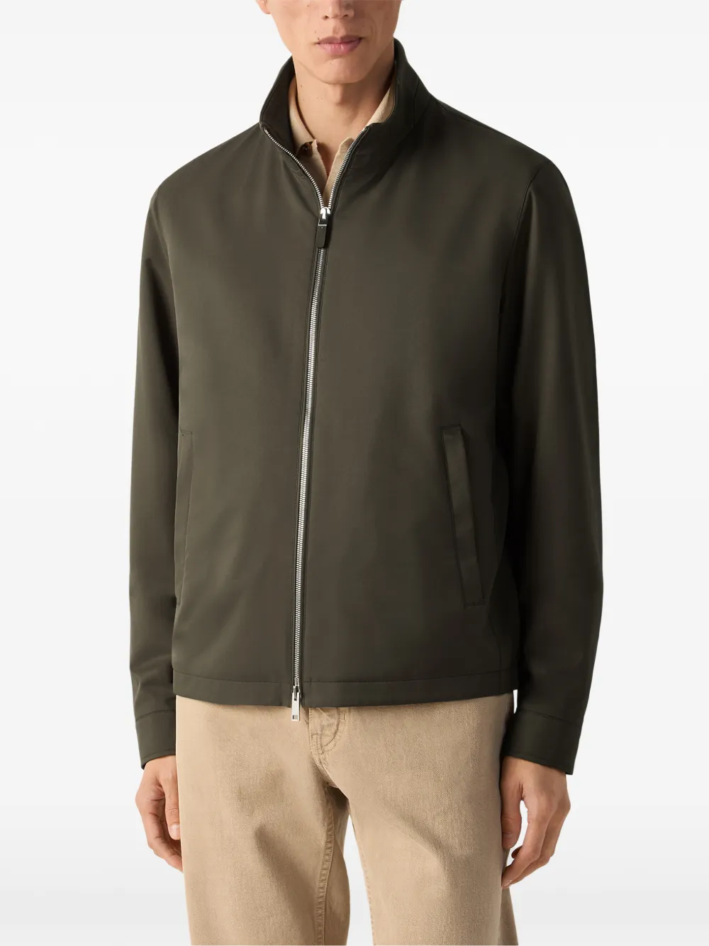 Zegna Motorin 100cc jas van microvezel Groen