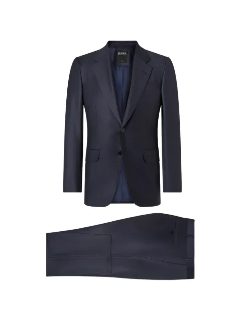 Zegna dark blue Trofeo Selection wool suit