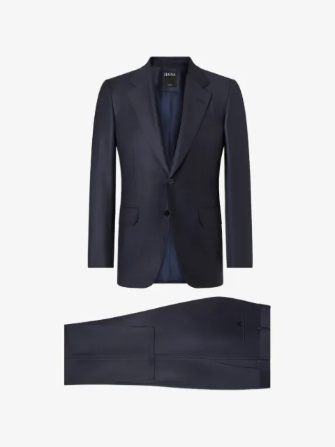 Zegna dark blue Trofeo Selection wool suit