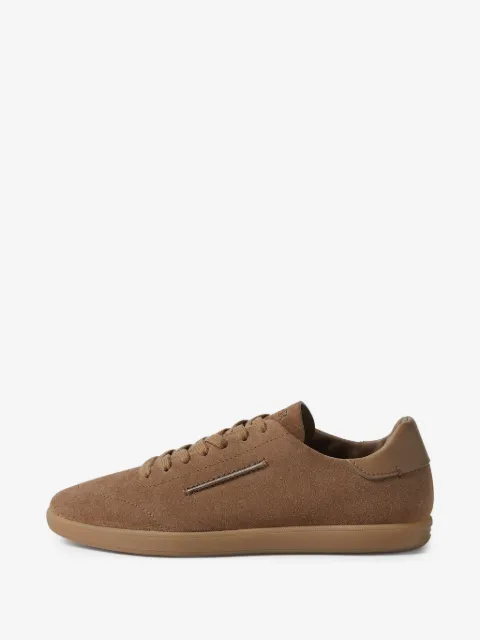 Zegna dark beige suede 232 sneakers