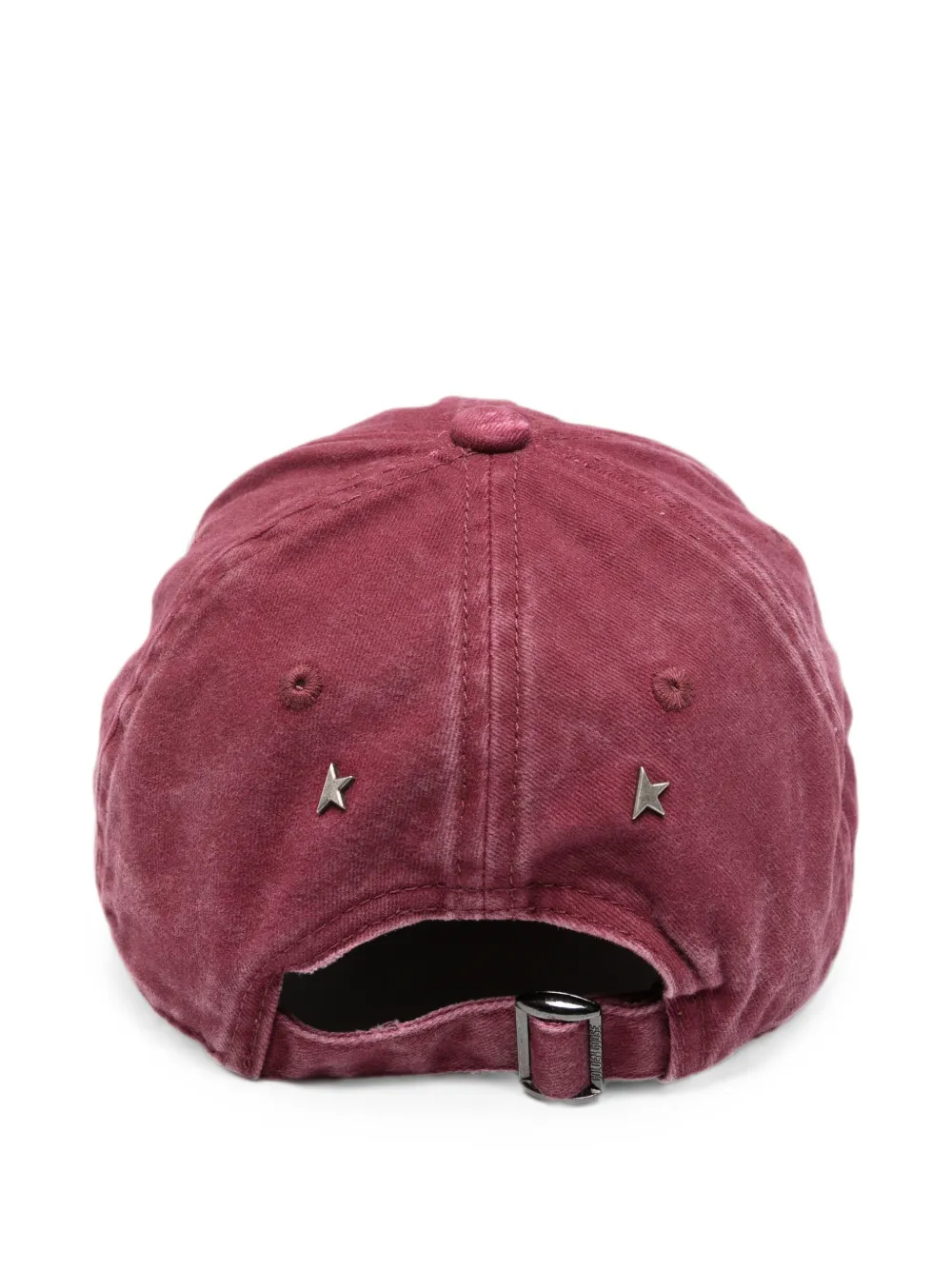 Golden Goose Honkbalpet met tonale "Golden" patch Rood