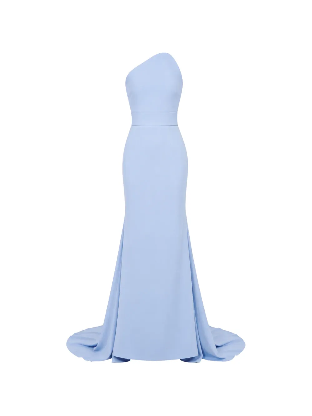 Solace London Seraphina one-shoulder maxi dress - Blu