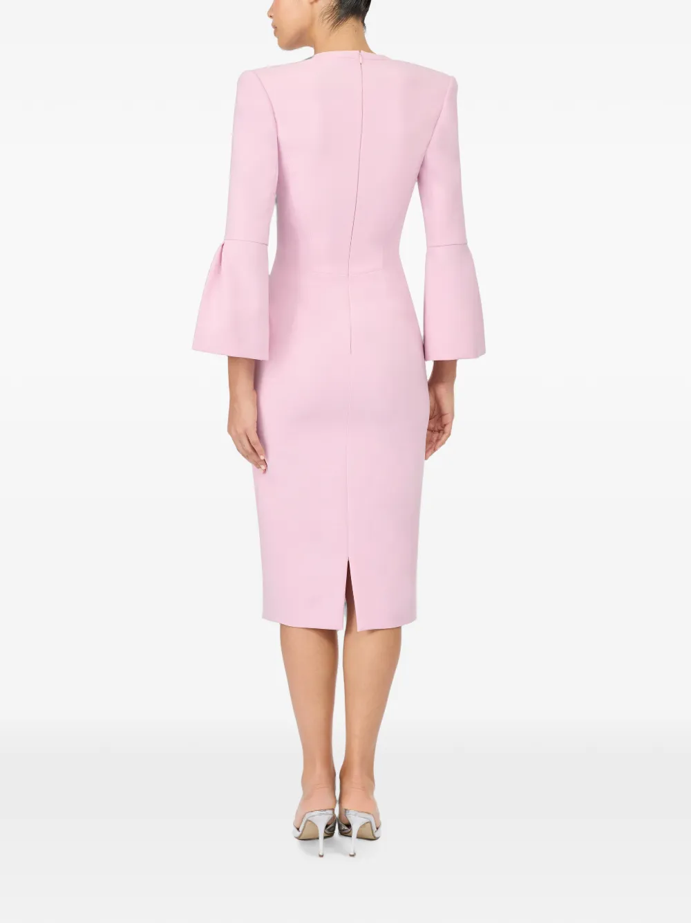 Jenny Packham Debut jurk verfraaid met kristallen en klokmouwen Roze