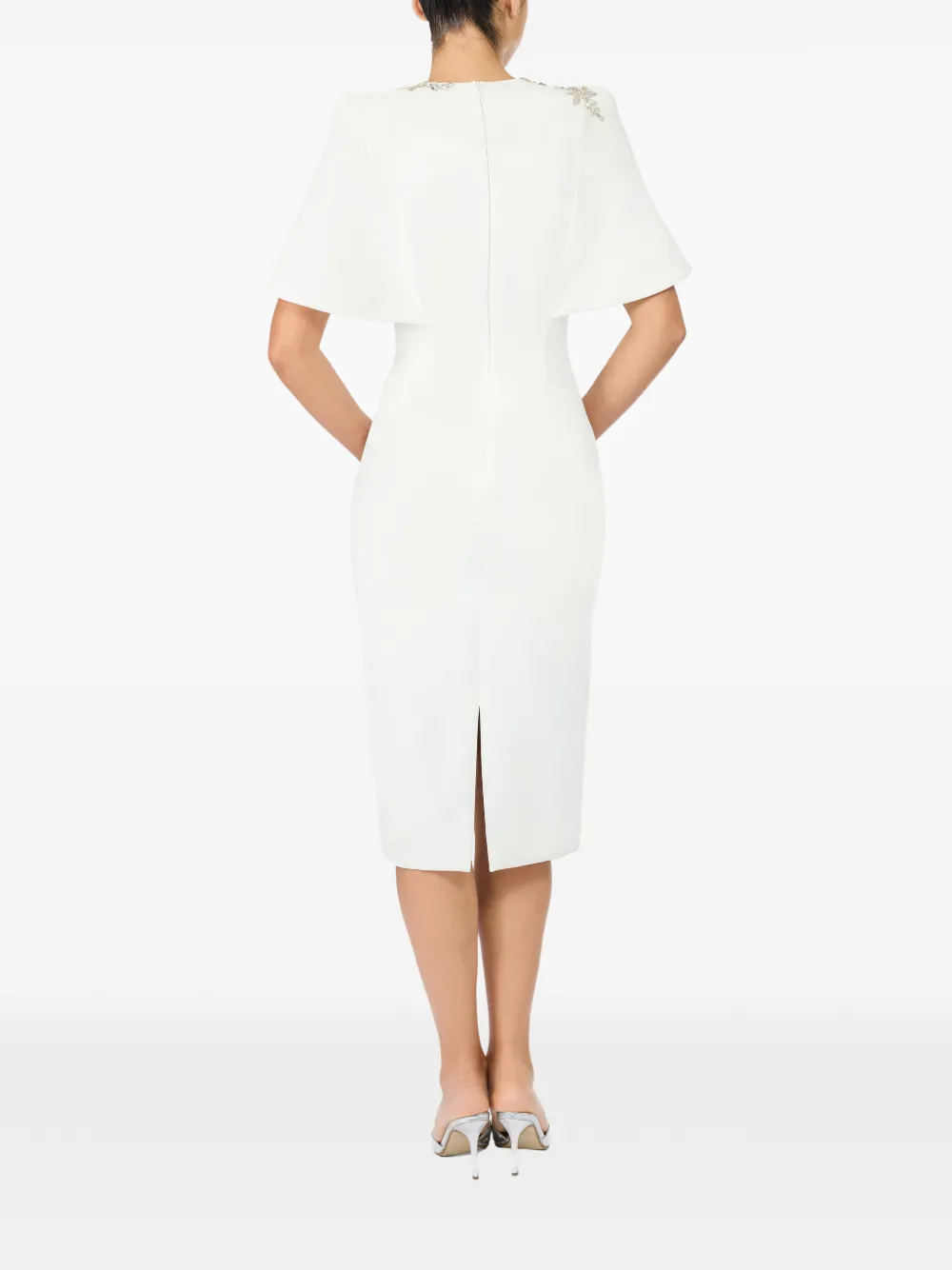 Jenny Packham Juniper Dress in White, view 3
