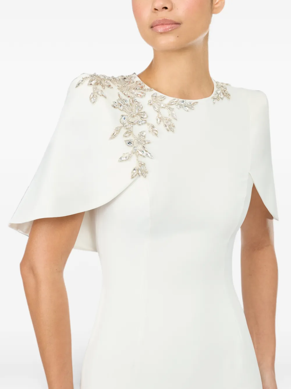 Jenny Packham Juniper Dress in White, view 4