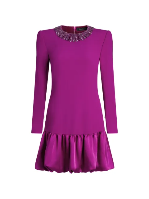 Jenny Packham Countessa crystal-embellished puff-hem dress