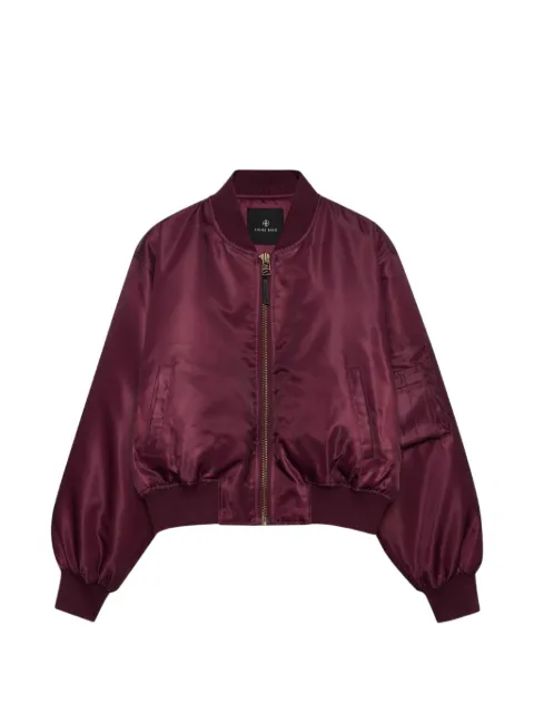 ANINE BING Leon zip-up bomber jacket