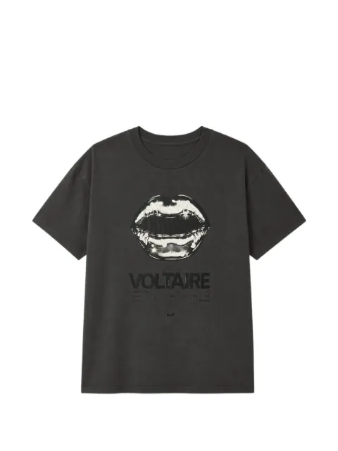Zadig&Voltaire Tommer HC Tour lips-print T-shirt