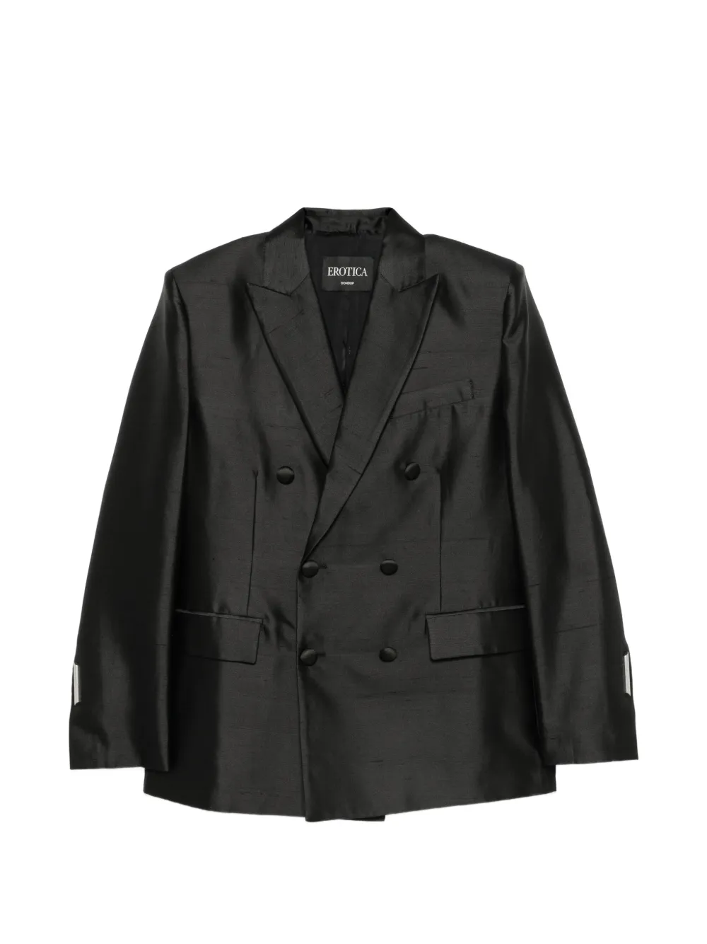 DONDUP peak-lapel double-breasted blazer - Nero