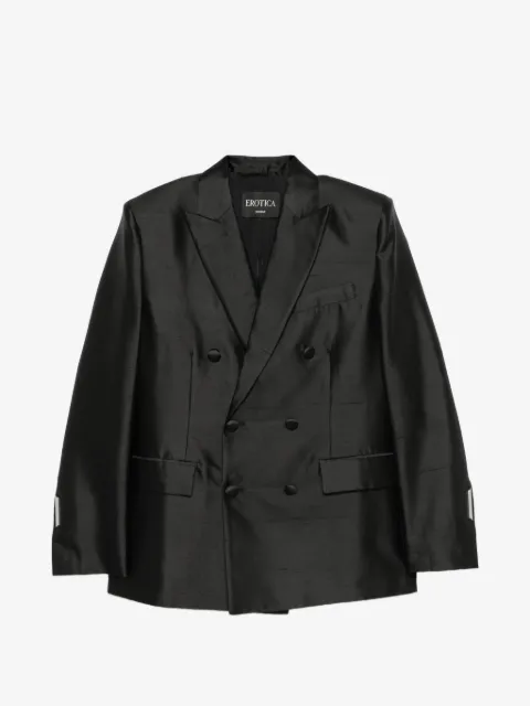 DONDUP peak-lapel double-breasted blazer