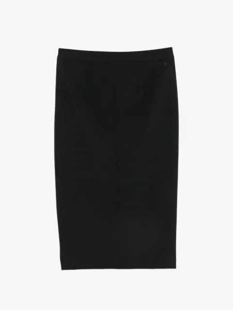 DONDUP side-slit midi skirt