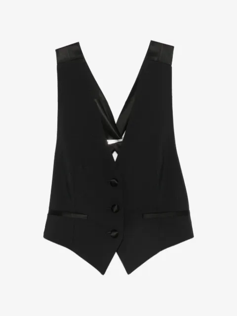 DONDUP crossover-back waistcoat