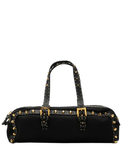 Fendi Pre-Owned bolso de mano Selleria Bauletto de lona con apliques 2000-2010