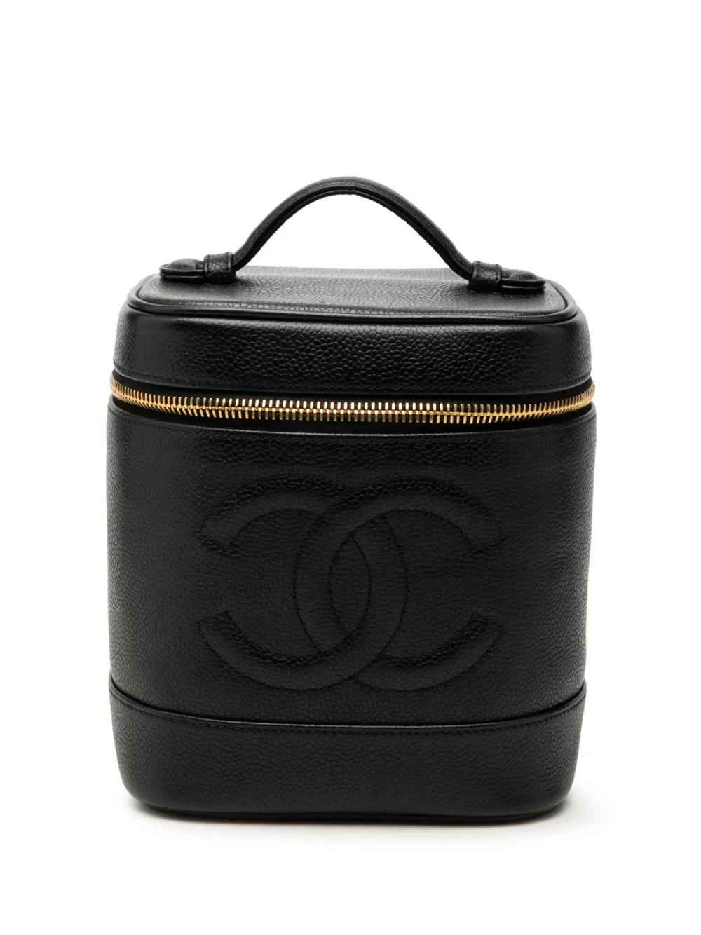 CHANEL Pre-Owned Trousse CC in pelle Caviar 1996-1997 - Nero