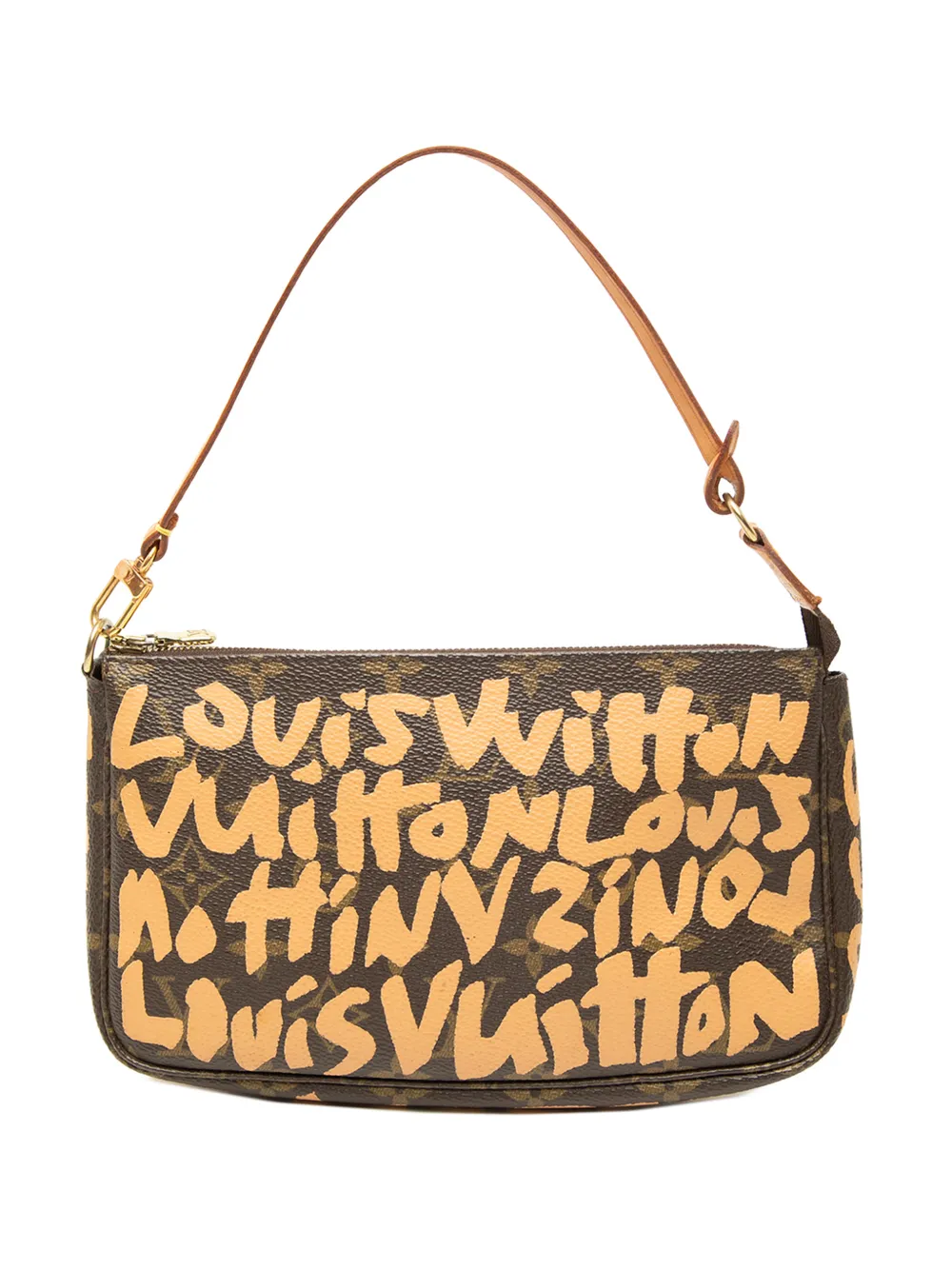 Louis Vuitton Pre-Owned Borsa a spalla Pochette Accessoires Stephen Sprouse Monogram Graffiti 2001 - Marrone