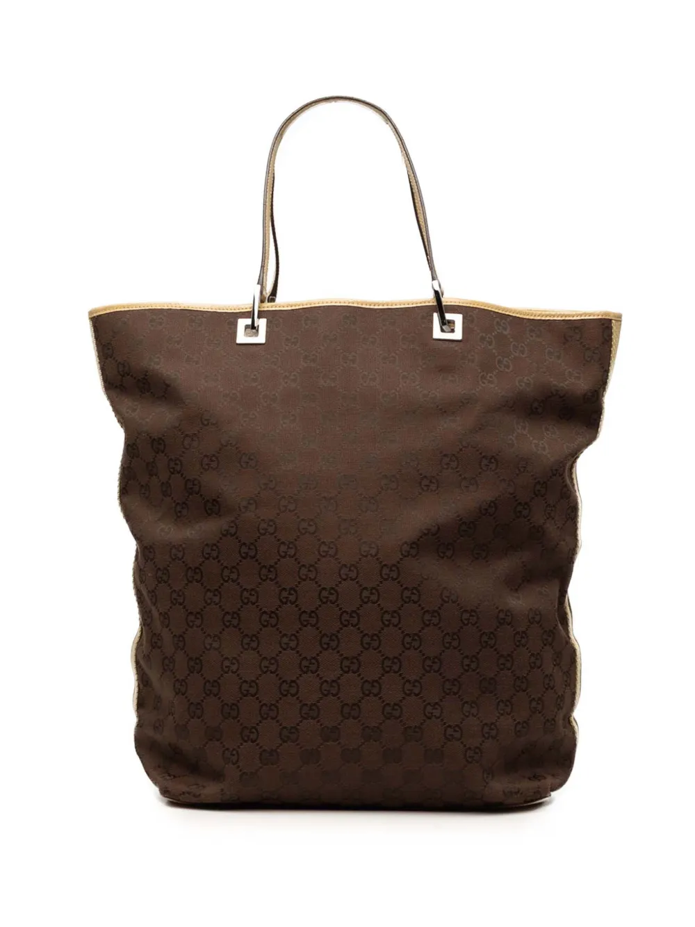 Gucci Pre-Owned Borsa tote Shopper grande in tela GG 2000-2015 - Marrone