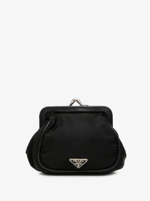 Prada Pre-Owned 2000-2013 テスート キスロックフレーム コインケース
