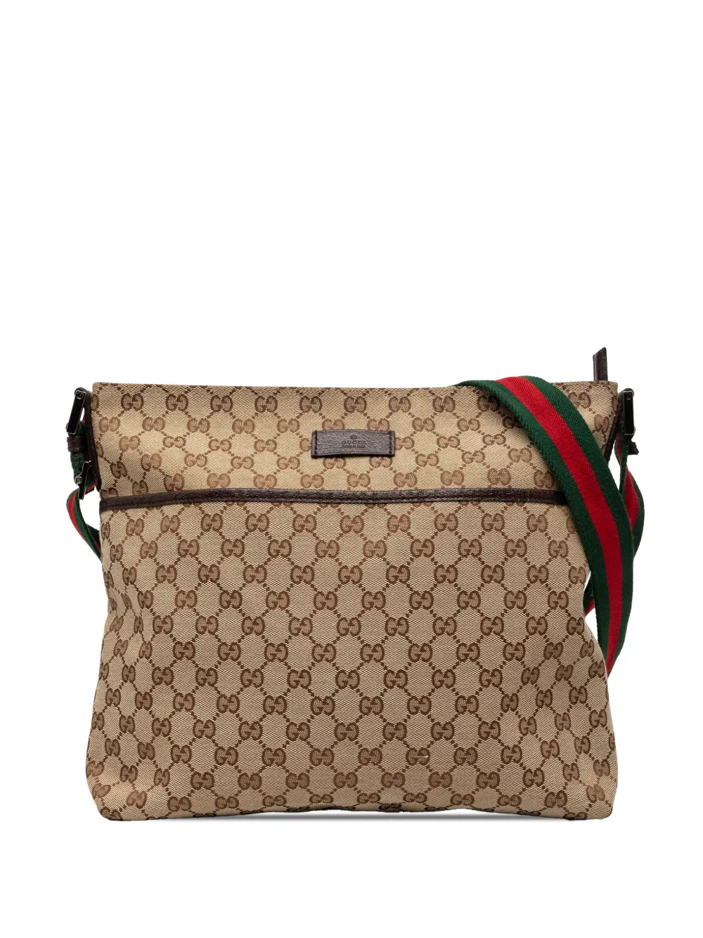 Gucci Pre-Owned 2000-2015 GG Canvas Web crossbody bag - Neutrals