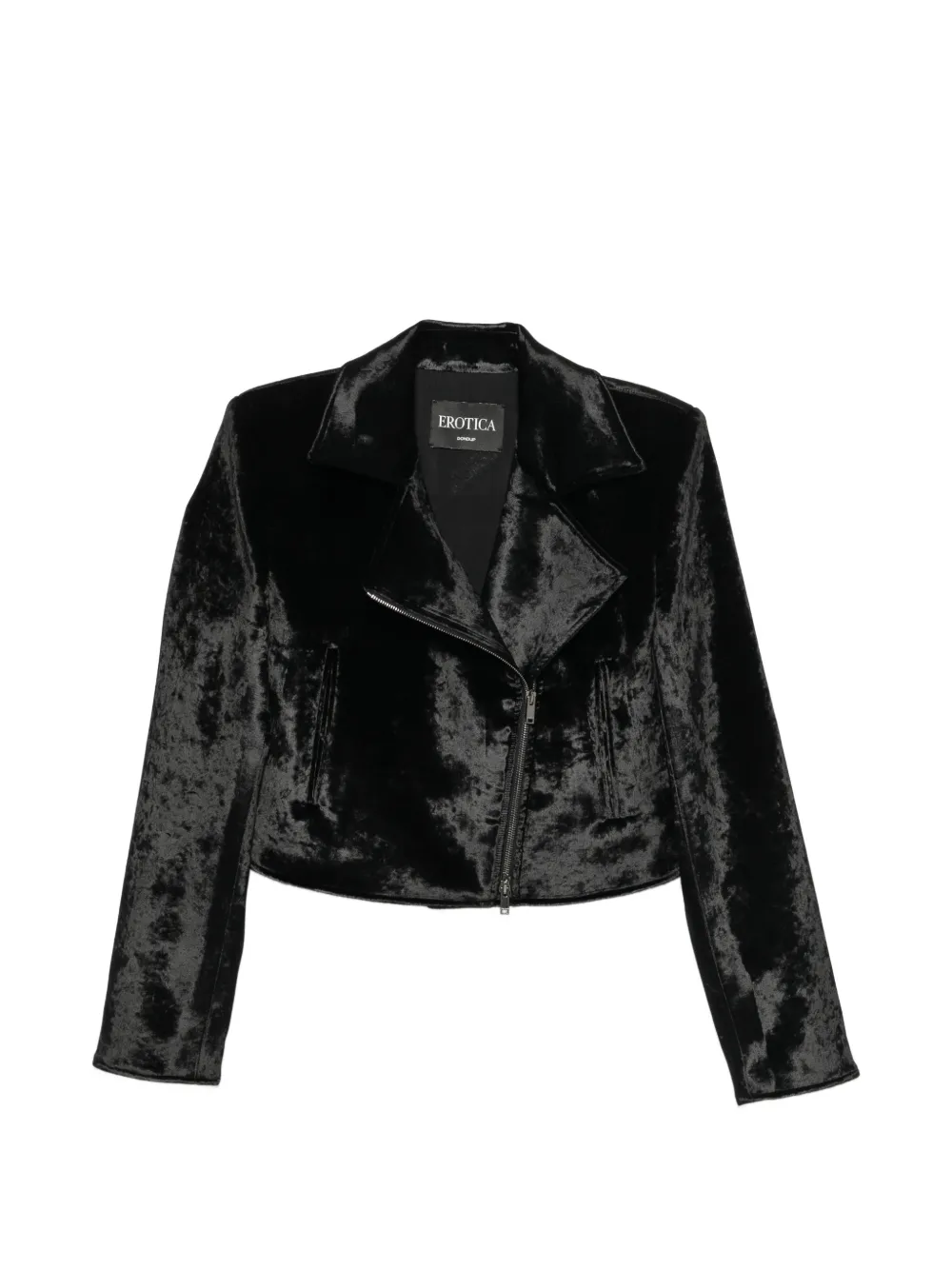 DONDUP zip-up biker jacket - Nero