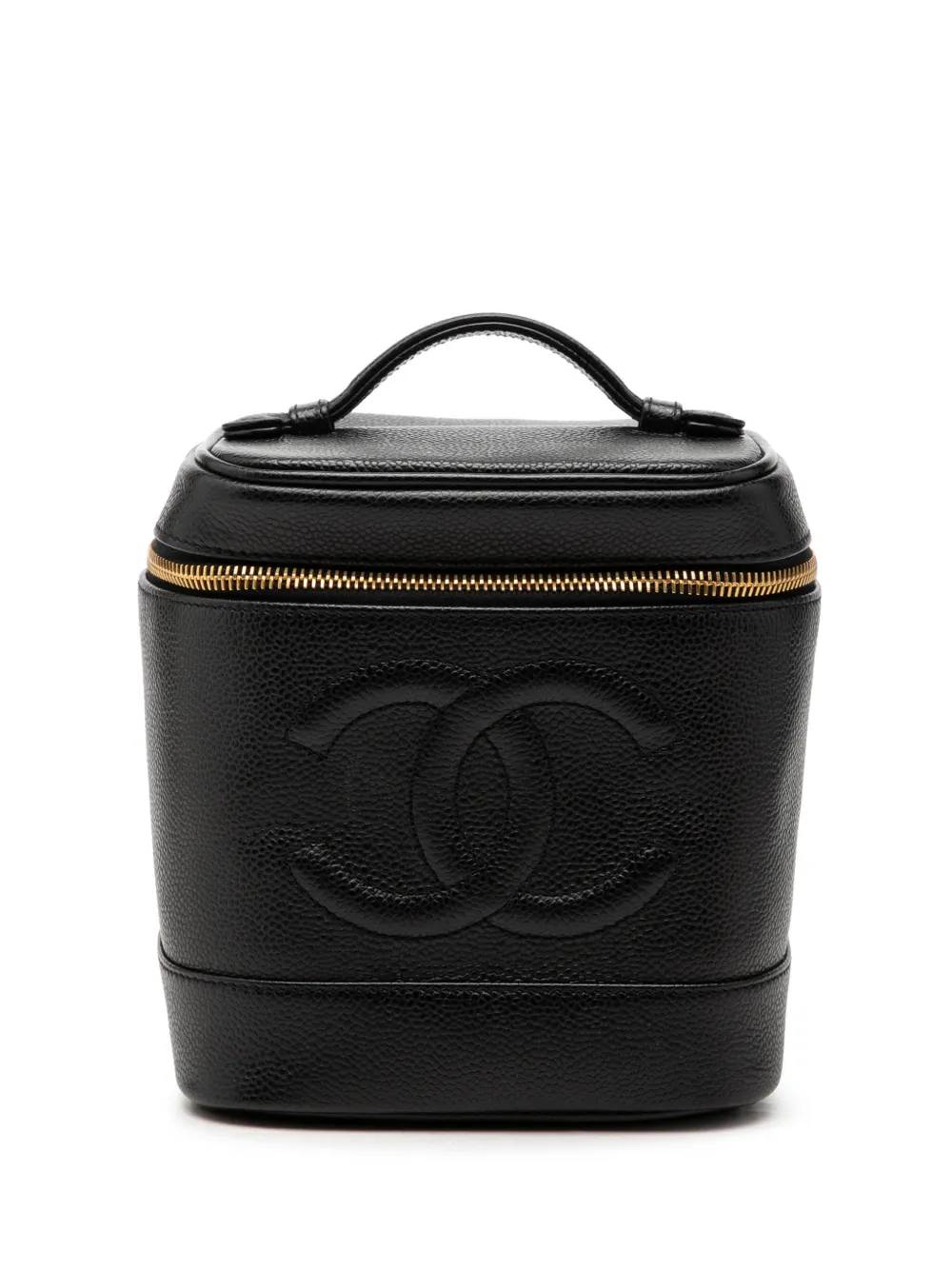CHANEL Pre-Owned Trousse CC in pelle Caviar 2000-2002 - Nero