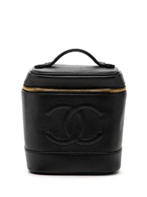 CHANEL Pre-Owned 1994-1996 ココマーク キャビア ケース バニティ