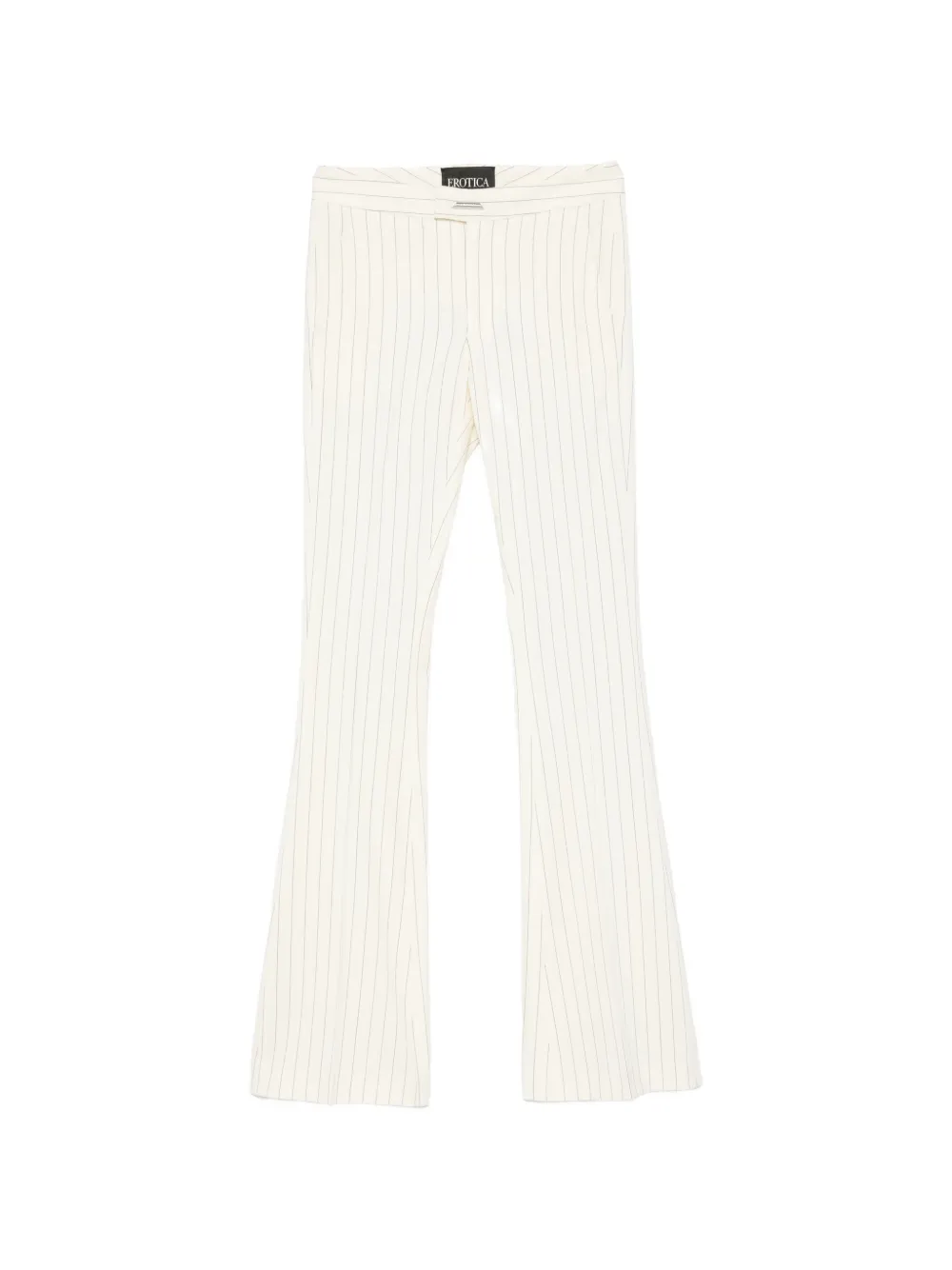DONDUP pinstripe-pattern flare-cut tailored trousers - Toni neutri
