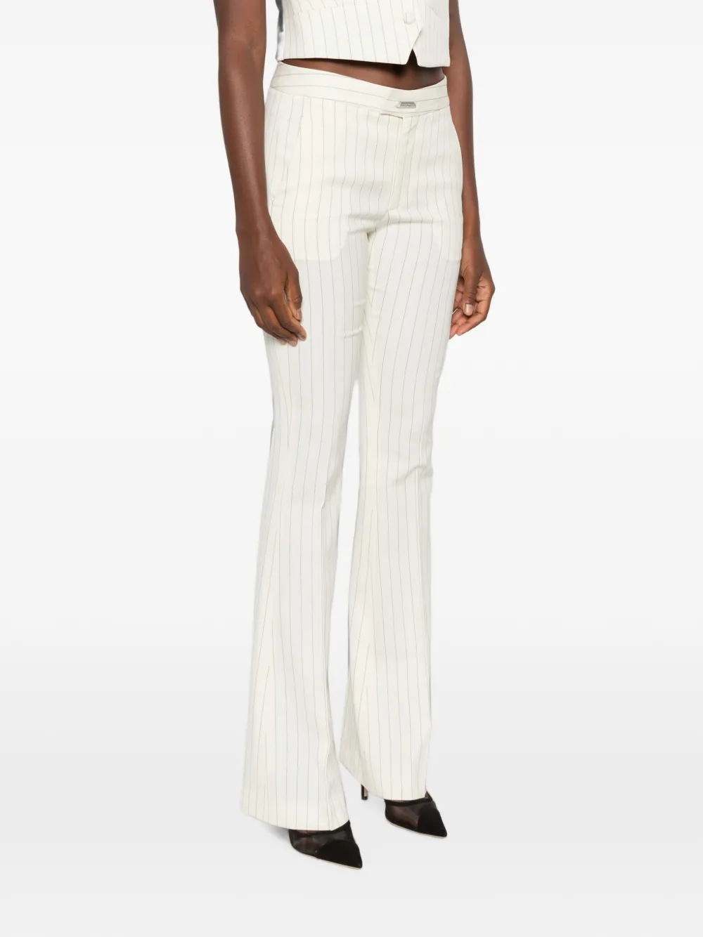 DONDUP Broek met krijtstreep Beige