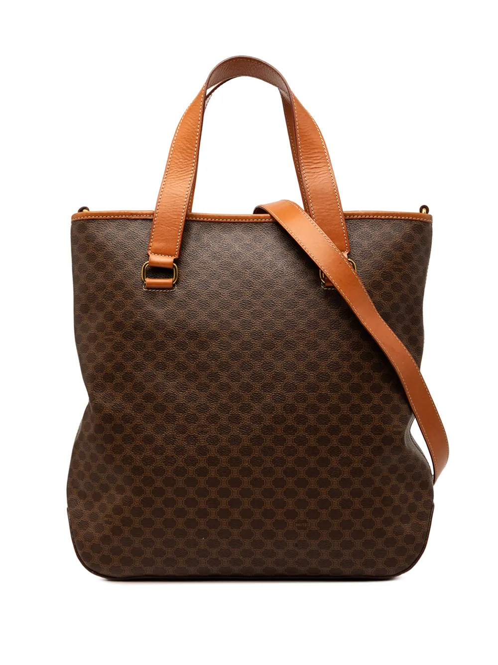 Celine Pre-Owned Borsa a tracolla Macadam in tela cerata 1994 - Marrone
