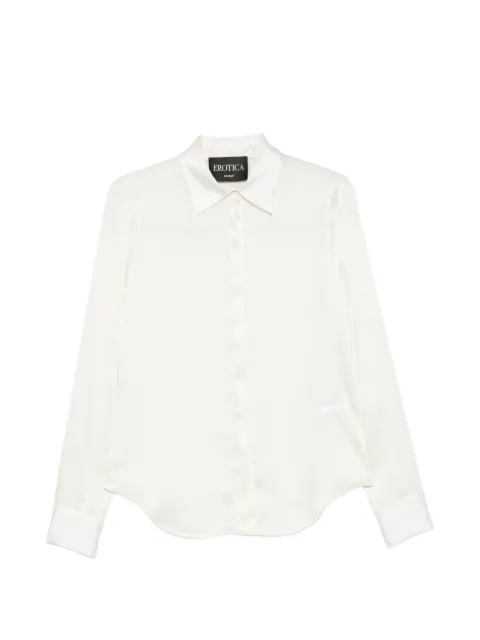 DONDUP satin-finish long-sleeved shirt