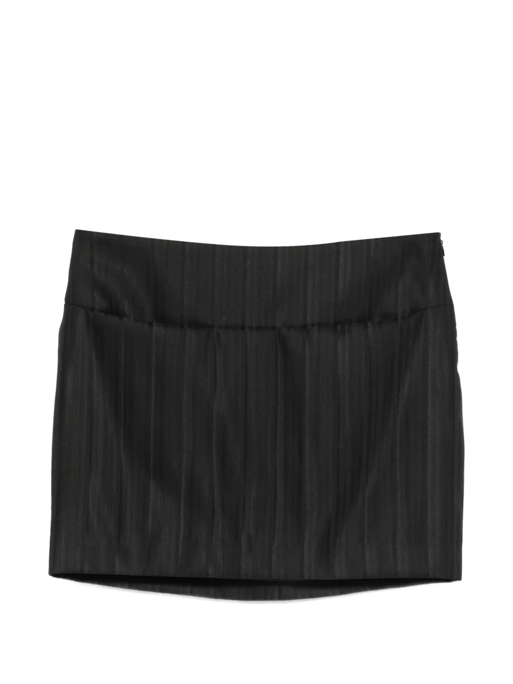 DONDUP pinstripe-pattern mini skirt - Nero