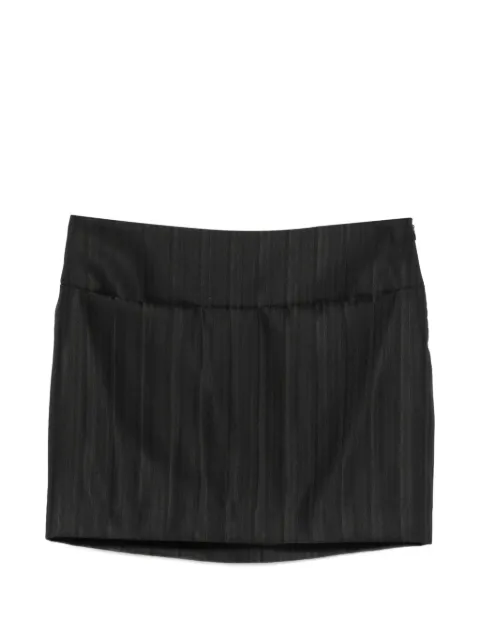 DONDUP pinstripe-pattern mini skirt