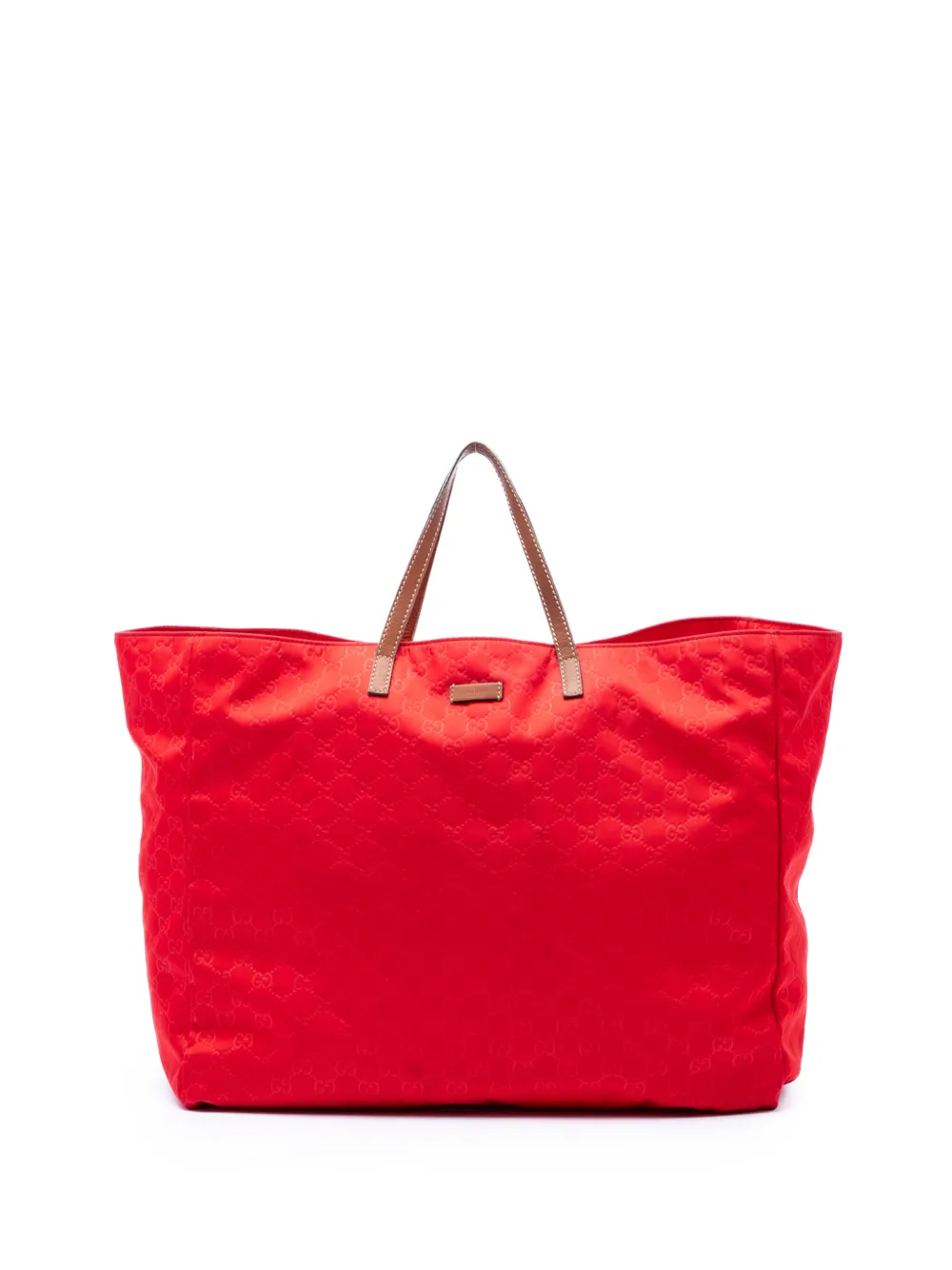 Gucci Pre-Owned Borsa da viaggio in tela GG 2016-2026 - Rosso