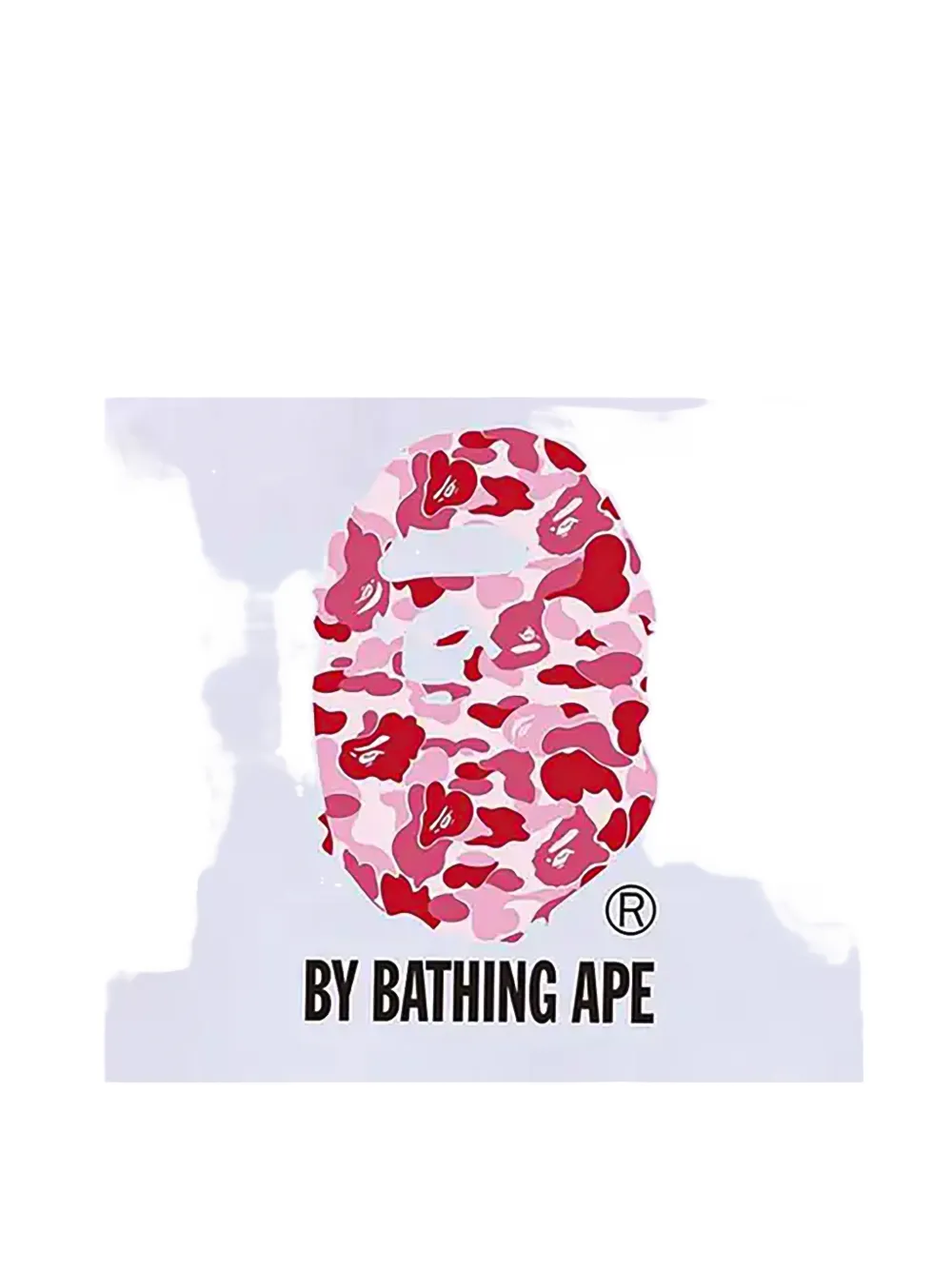 A BATHING APE T-shirt met logoprint Wit