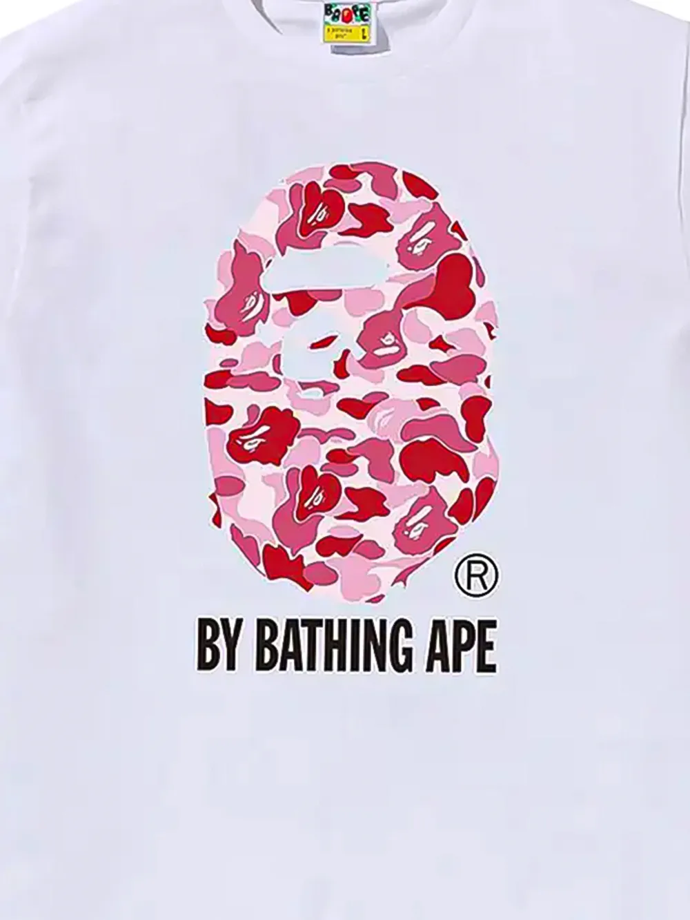 A BATHING APE® ABC Camo Cotton T-shirt | White | FARFETCH