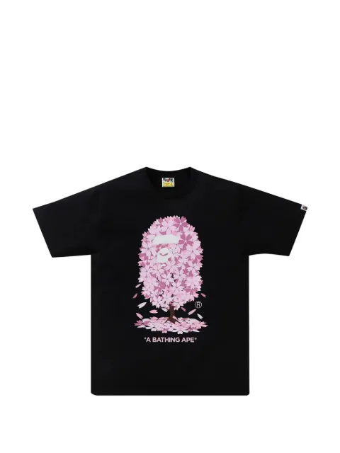A BATHING APE® floral-print T-shirt