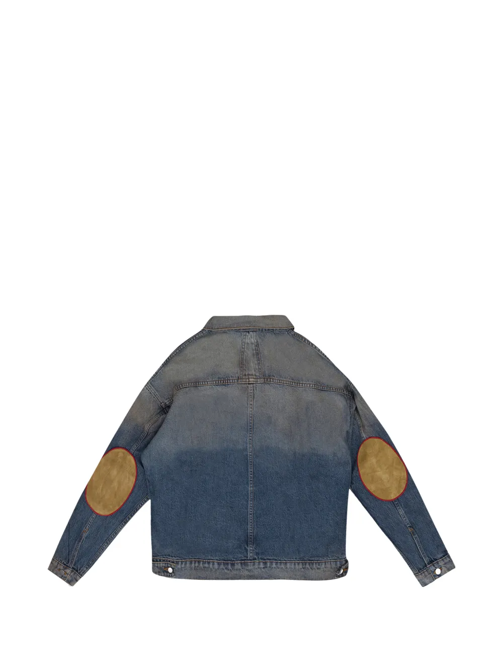 RHUDE Denim jack Blauw