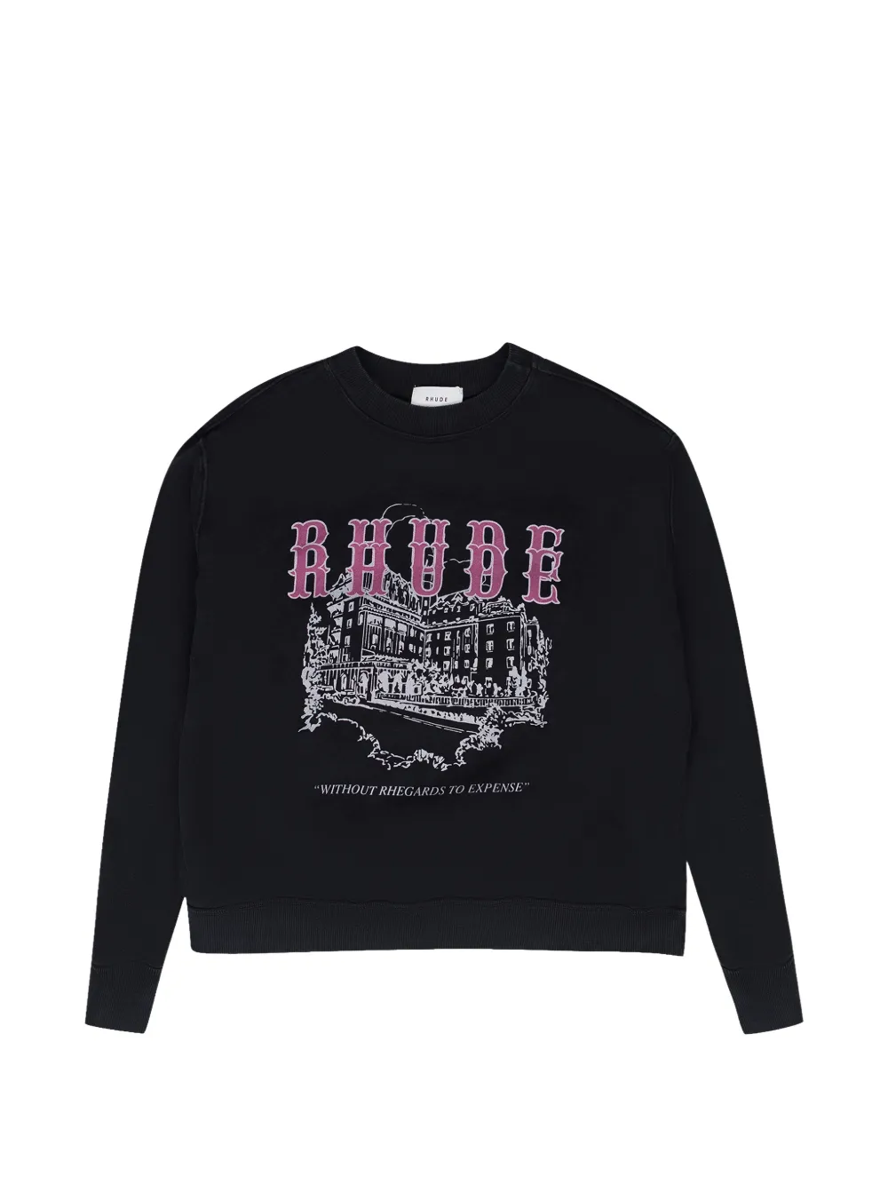 RHUDE Chateau Marmont graphic-print sweater - Nero