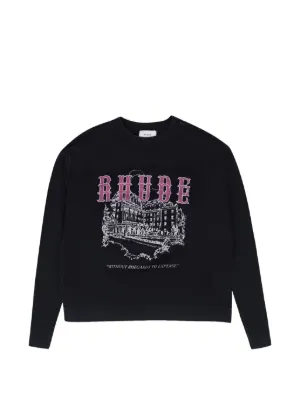 SAINT MXXXXXX x The KLF crew-neck Sweater | Black | FARFETCH JO