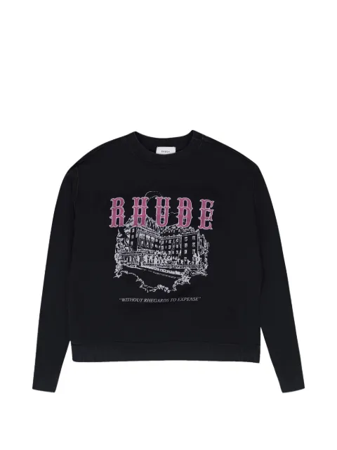 RHUDE Chateau Marmont graphic-print sweater