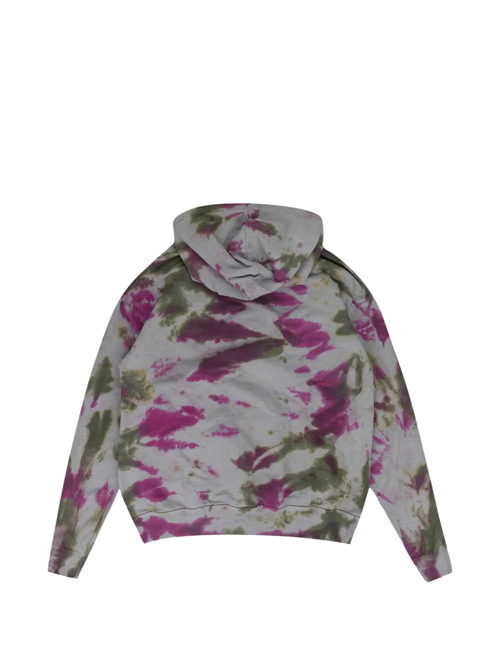 RHUDE Hoodie met tie-dye print Grijs