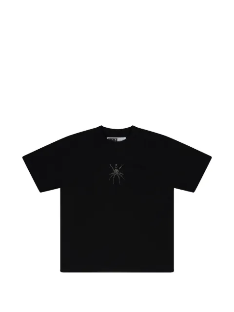 SP5DER rhinestone-embellishment T-shirt