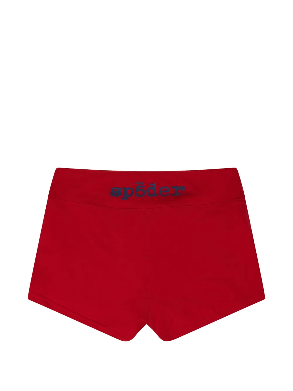 SP5DER Georgia shorts met logoprint Rood