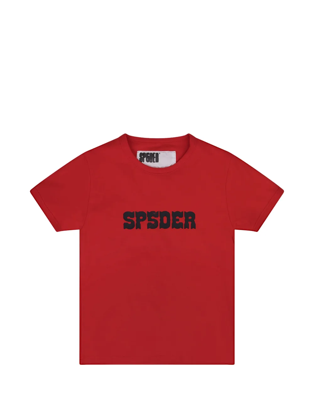 SP5DER Western logo T-shirt - Rot