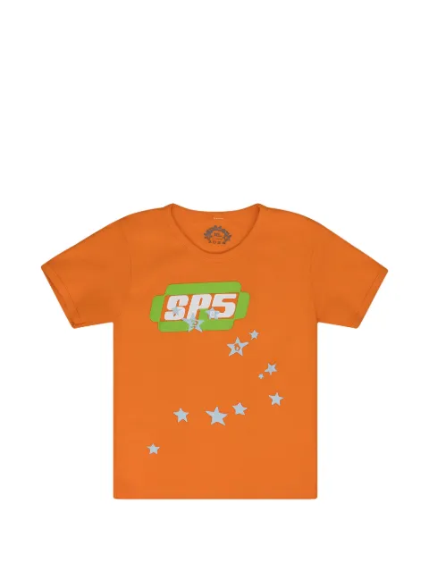 SP5DER SP5 Baby logo-print star-motif T-shirt