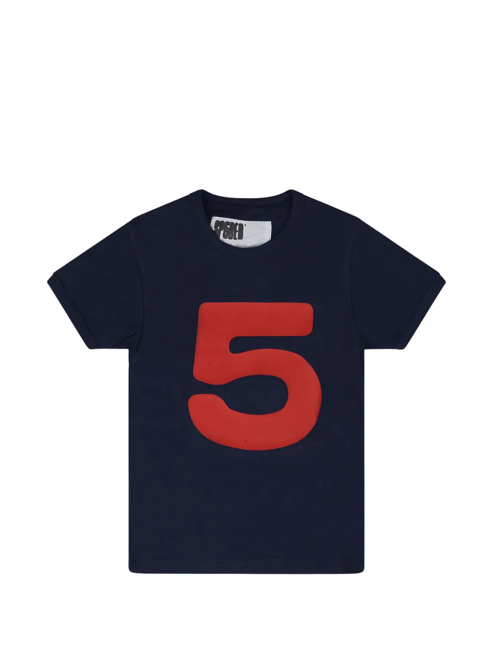 SP5DER crew-neck T-shirt - Blu
