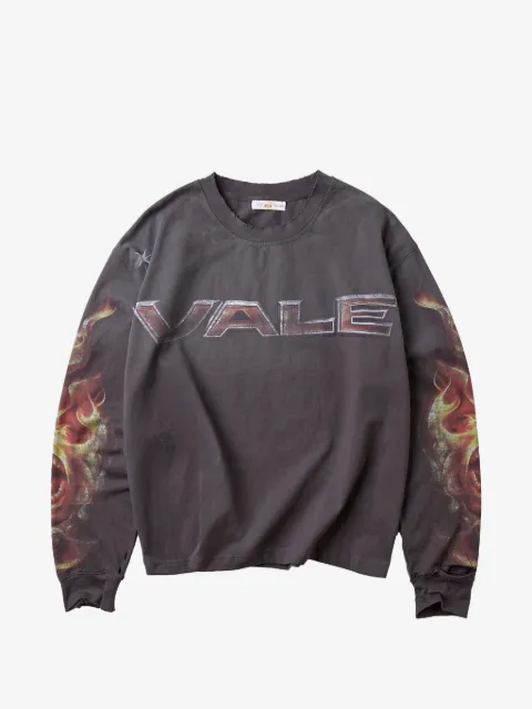 Vale Budokai graphic-print long-sleeve T-shirt