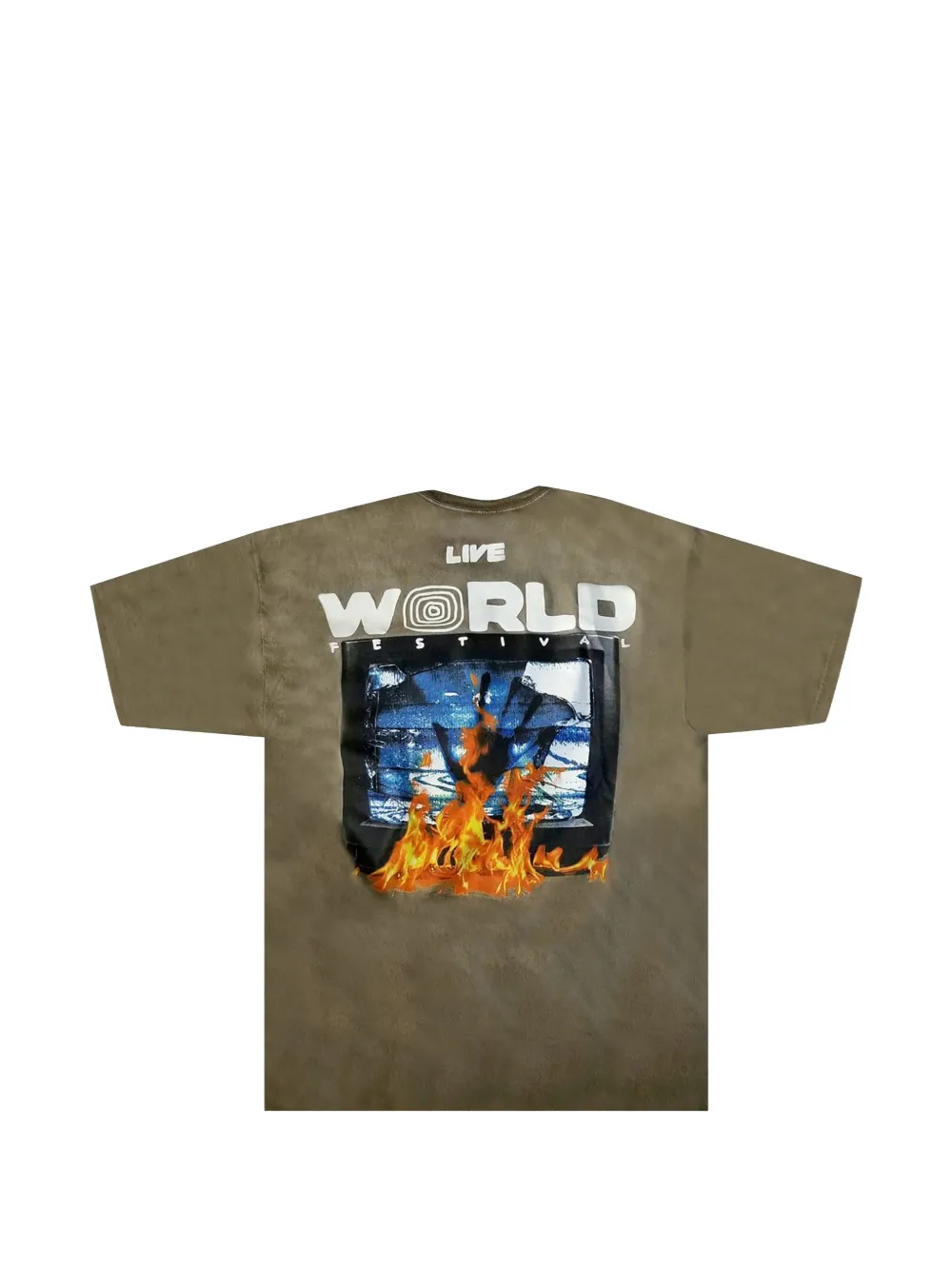 Travis Scott Cactus Jack graphic-print T-shirt - Verde