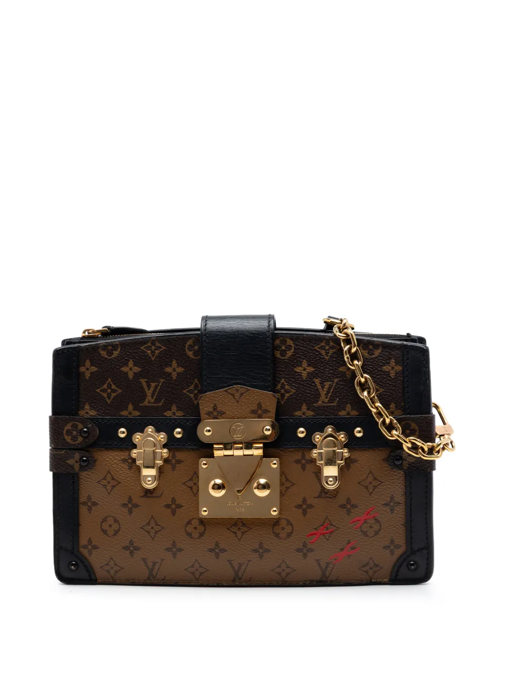 Louis Vuitton Pre-Owned 2010-2026 Monogram Reverse Trunk Clutch crossbody bag - Brown
